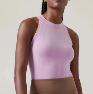 Athleta Renew Racerback Tank Light Purple Heather M